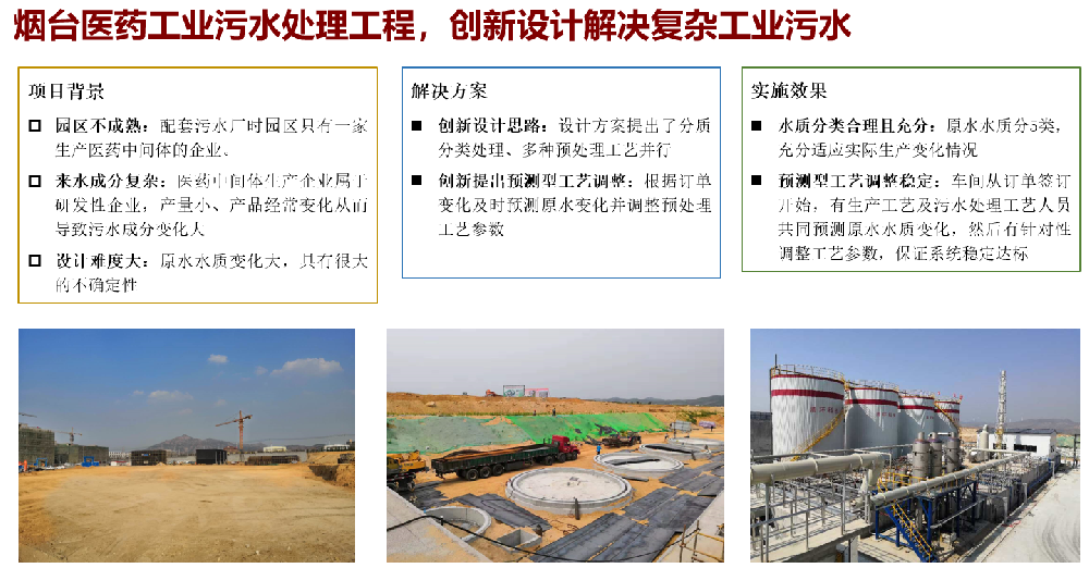 煙臺醫藥工業(yè)污水處理工程